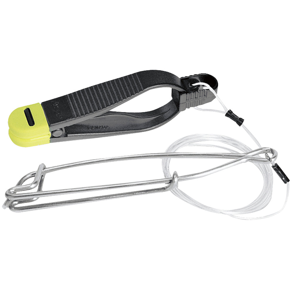 Scotty Power Grip Plus 1178 downrigger line release with 60-inch wire leader and self-locating snap