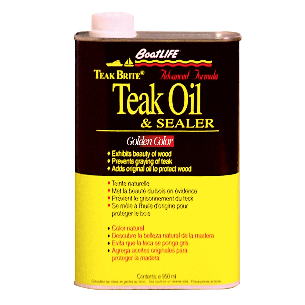 BoatLIFE Teak Brite Advanced Formula Teak Oil 32oz bottle