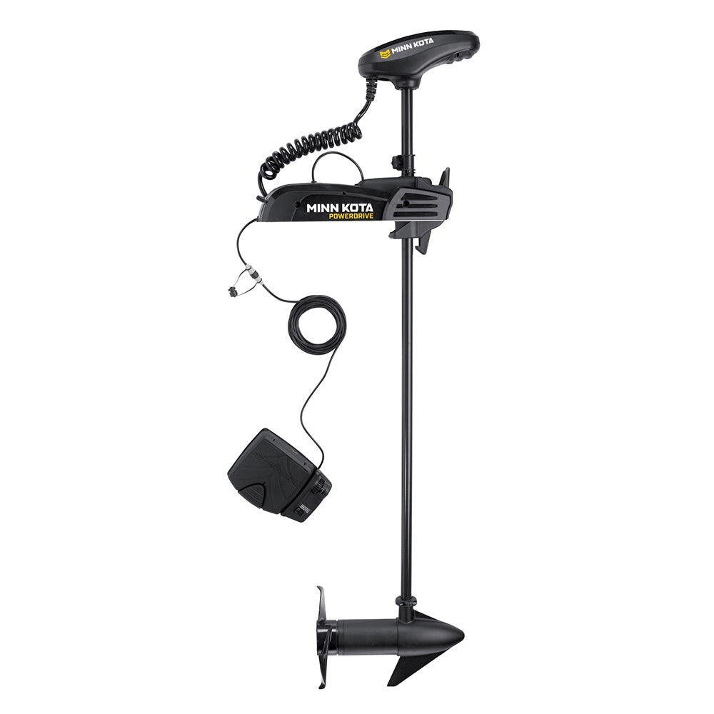 Minn Kota PowerDrive 55 bow-mount electric-steer trolling motor with foot pedal and Dual Spectrum CHIRP sonar