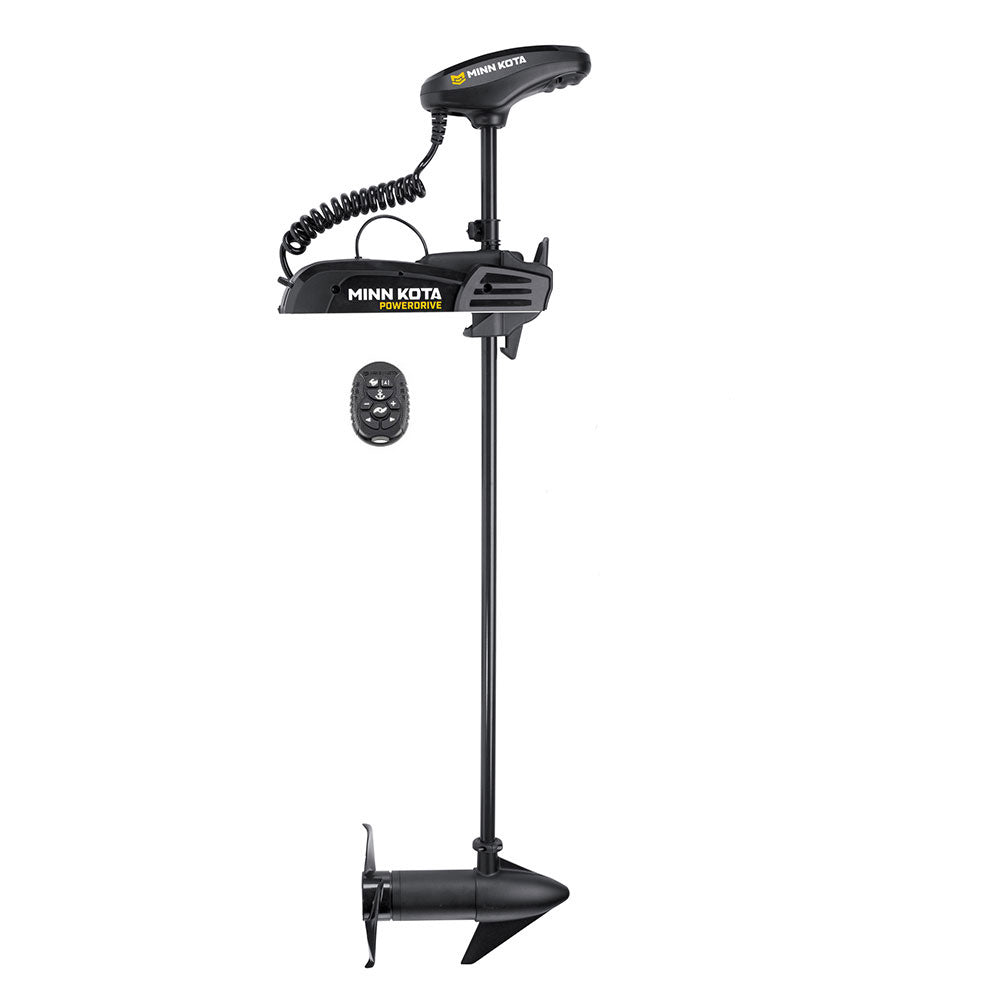 Minn Kota PowerDrive 55 lb 54-inch bow-mount electric-steer trolling motor with Micro Remote and MKP-37 Power Prop