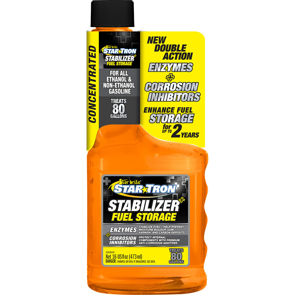 Star brite Star-Tron Stabilizer+ Fuel Storage and Corrosion Protection 16 oz bottle