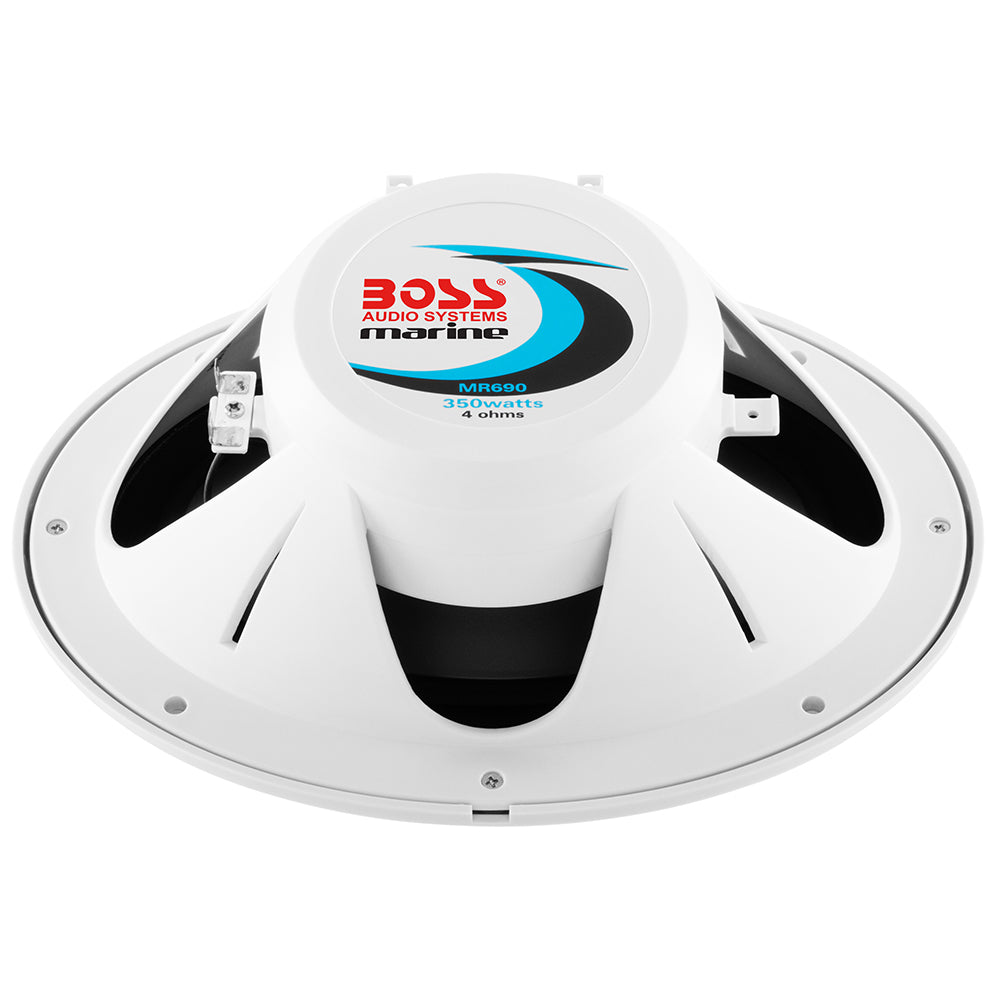 Boss Audio 6"x 9" MR690 Oval Speakers - White