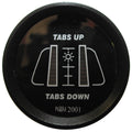 Boat Leveler Insta-Trim Electronic Tab Locator dashboard panel with dual diode indicator rows