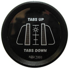 Boat Leveler Insta-Trim Electronic Tab Locator dashboard panel with dual diode indicator rows