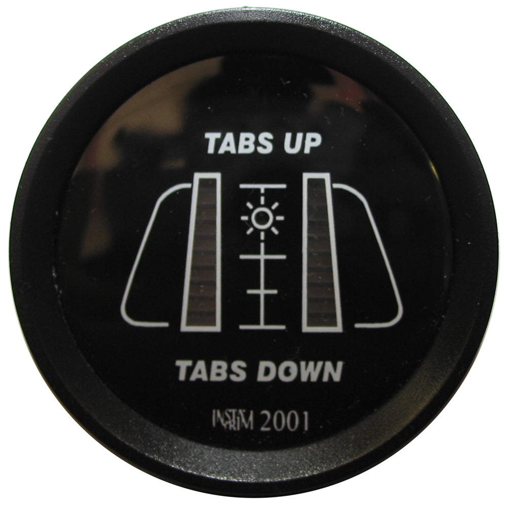 Boat Leveler Insta-Trim Electronic Tab Locator dashboard panel with dual diode indicator rows