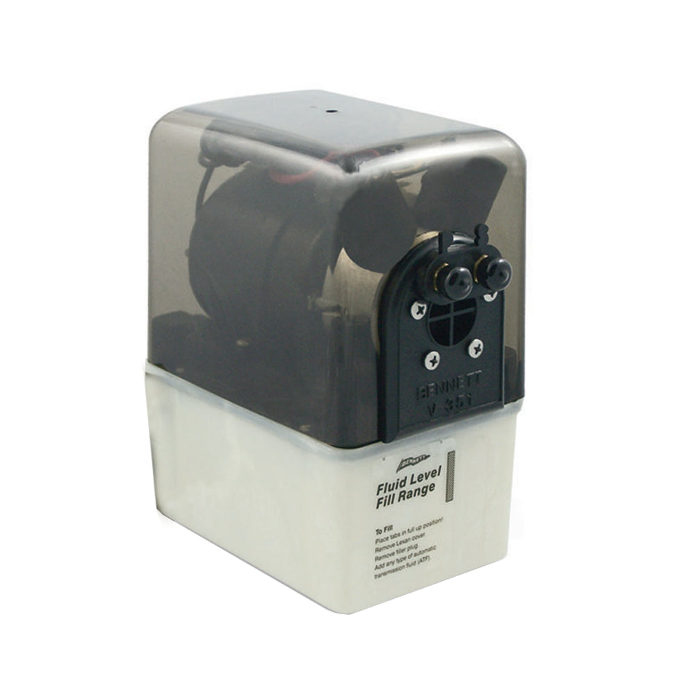 Bennett V351HPU2 Hydraulic Power Unit for trim tabs with Lexan cover and translucent reservoir