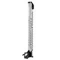 Minn Kota Raptor 8-foot Silver hydraulic shallow water anchor with four-bar articulating arm and composite spike