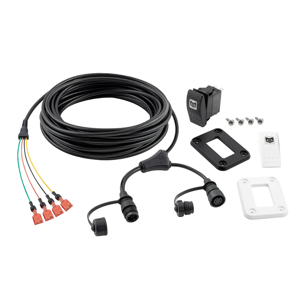 Minn Kota MKR-30 Remote Power Switch with white and black rocker switch covers