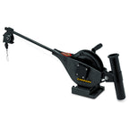 Cannon Lake-Troll Manual Downrigger with clutch/brake spool, 18-inch copolymer boom, and tab-lock base