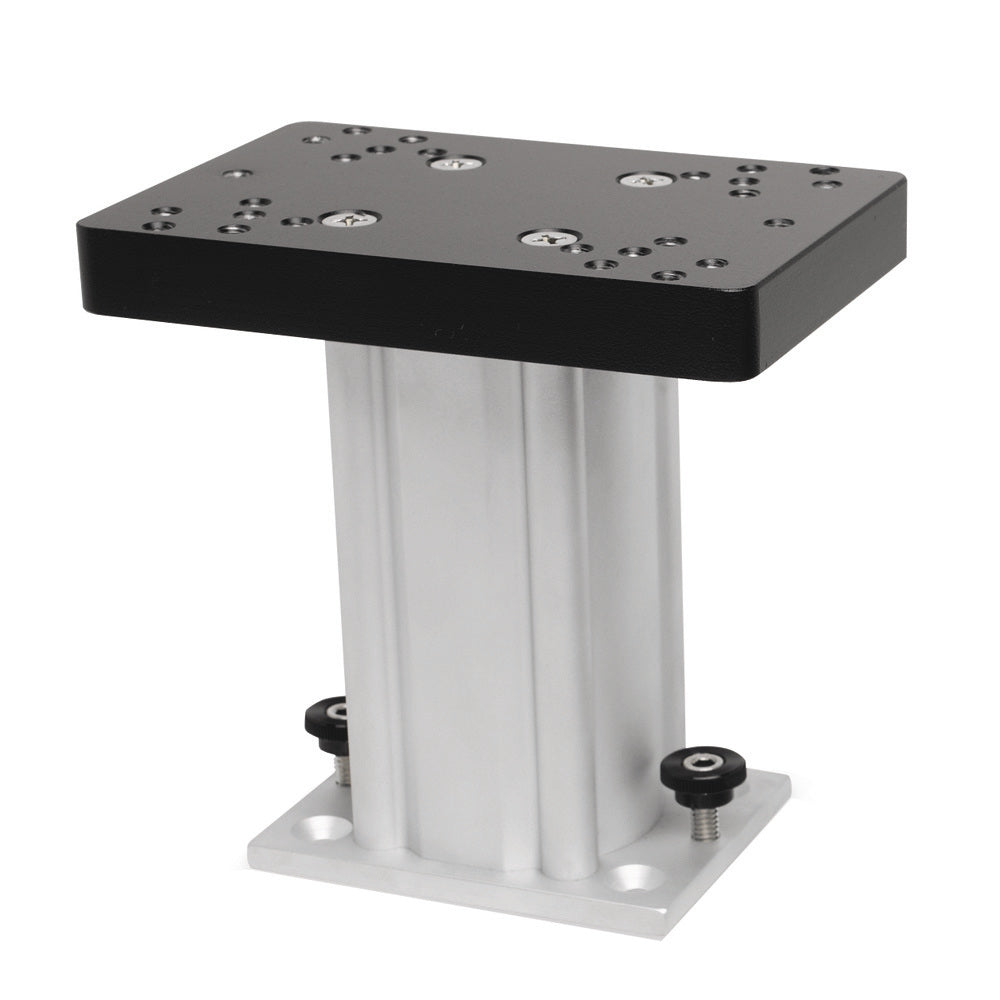 Cannon 6 inch aluminum fixed base downrigger pedestal for surface or track mounting