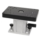 Cannon Aluminum Swivel Base Downrigger Pedestal with 360-degree rotation and 16 locking positions