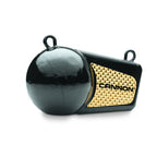 Cannon Flash Weight downrigger trolling weight with prism design and black vinyl coating