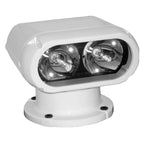ACR RCL-300A remote-controlled HID marine searchlight in white marine-grade aluminum housing
