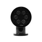ACR RCL-50 black marine LED searchlight with die-cast aluminum housing and Point Pad remote, 12/24V