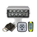 ACR RCL-100 LED White Searchlight with URP-103 Point Pad, URC-104 Master Controller, and URH-103 Wireless Handheld Remote