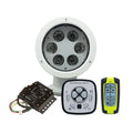 ACR RCL-50 LED White Searchlight with URP-103 Point Pad, URC-104 Master Controller, and URH-103 Wireless Handheld Remote