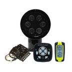 ACR RCL-50 LED Black Searchlight with URP-103 Point Pad, URC-104 Master Controller and URH-103 Wireless Handheld Remote