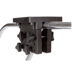 Scotty 2027 Stanchion Rail Mount for downriggers with stainless steel mounting knobs