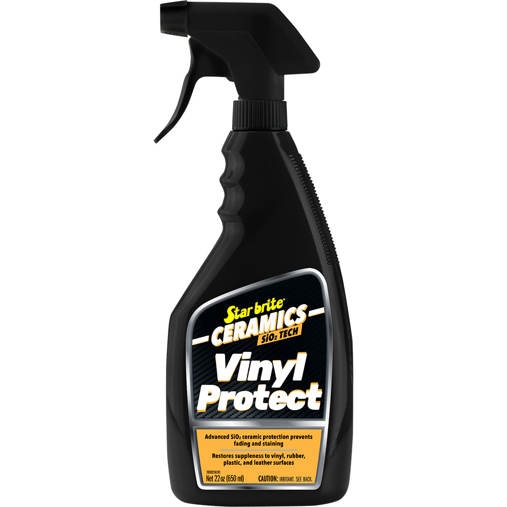 Star brite Ceramics Vinyl Protect Piña Colada scent 22 oz spray bottle for vinyl rubber plastic and leather