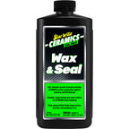 Star brite Ceramics Wax & Seal Green Apple Scent 16 oz SiO2 ceramic protective wax for fiberglass and painted surfaces