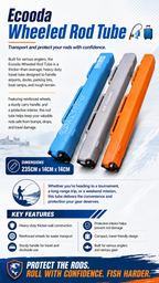 Ecooda Wheeled Rod Tube