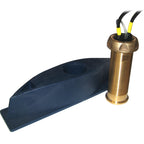 Furuno 235DHT-LMSE bronze thru-hull transducer with 7-inch stem, high-speed fairing block, and 7-pin connector
