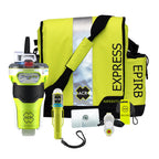 ACR GlobalFix V6 EPIRB Survival Kit with RapidDitch bag, HemiLight 3, C-Strobe H2O, signal mirror, and Res-Q whistle