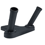Scotty 247 Dual Rod Holder 10-inch tube style for two rods with No. 1026 Pedestal Swivel Mount