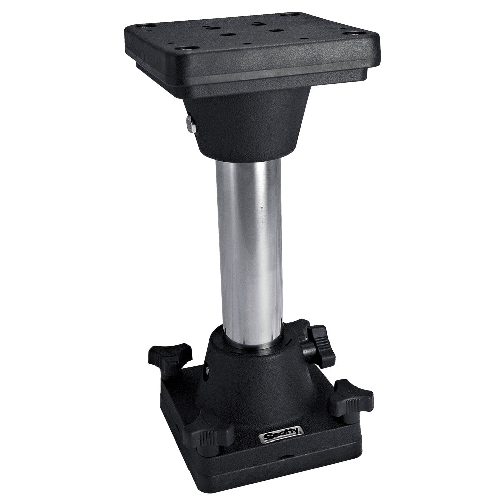 Scotty 2612 12-inch Downrigger Pedestal Riser with stainless steel tubing and fiber-reinforced nylon base