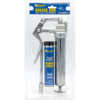 Star brite pistol grease gun with 3 oz NLGI #2 marine-grade grease cartridge for trailer bearings, winches, and marine fittings