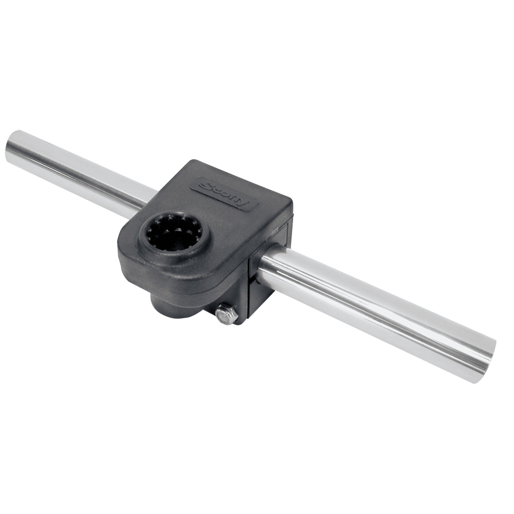 Scotty 287 Round Rail Mount for 7/8 inch round rails with stainless steel fasteners
