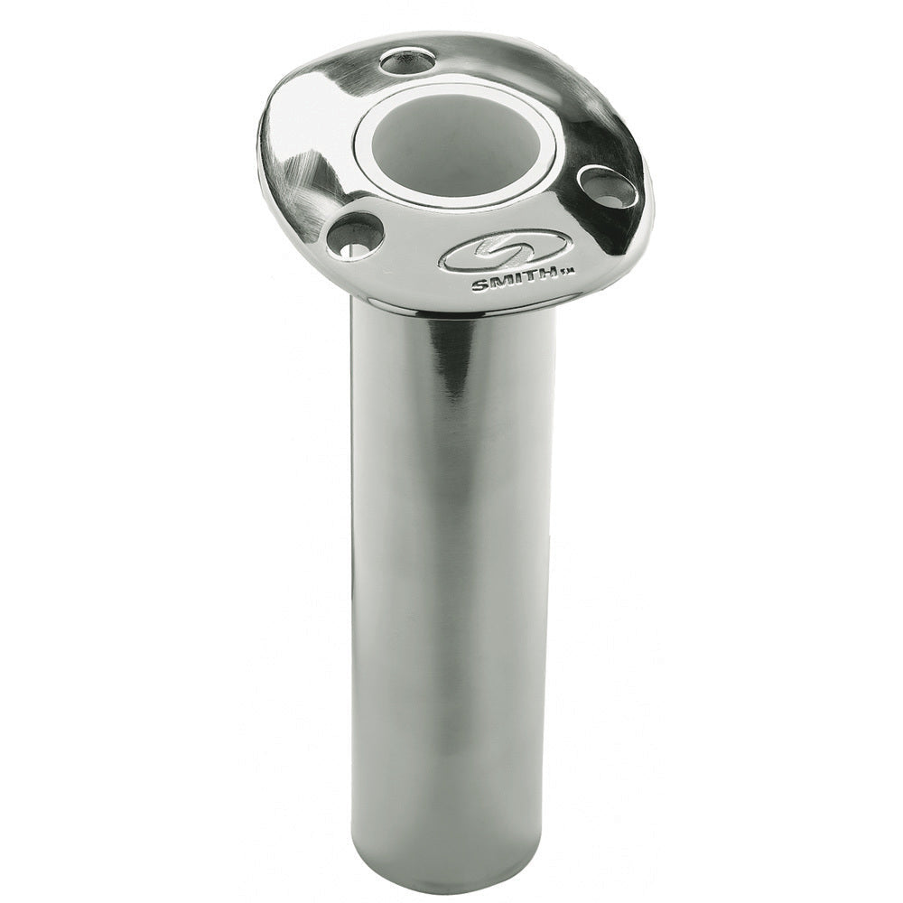 C.E. Smith 70 Series Flush Mount Rod Holder - Stainless Steel - White Liner