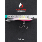 Ice Strong Outdoors - Glow Custom Bay Jiggers -  3/8 oz and 1/2 oz