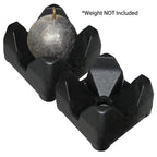 Scotty 3022-BK Weight Mate black downrigger weight holders 2 pack