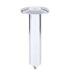 Lee's 0° Stainless Steel Swivel Base Flush Mount Rod Holder - Extra Long Tube 2.25" OD X 14.5" Tube