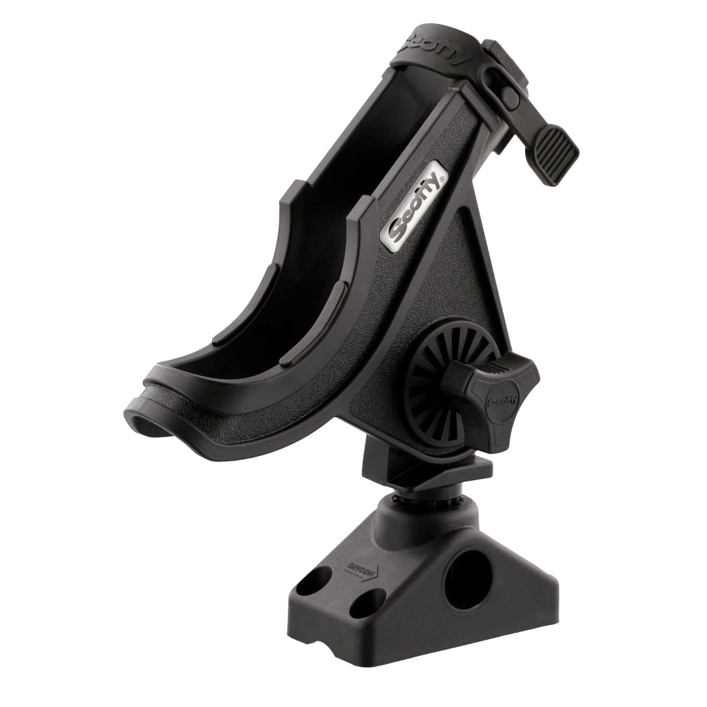 Scotty 280 Bait Caster/Spinning Rod Holder w/241 Deck/Side Mount