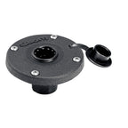 Scotty 344 Round Flush Deck Mount with sealed base and splash cover for kayak and boat rod holder installation