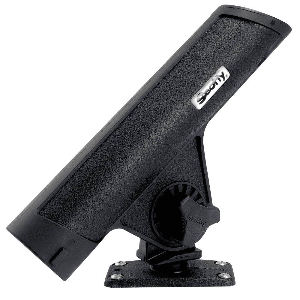 Scotty 351 Rodmaster II black rod holder with 244 flush deck mount