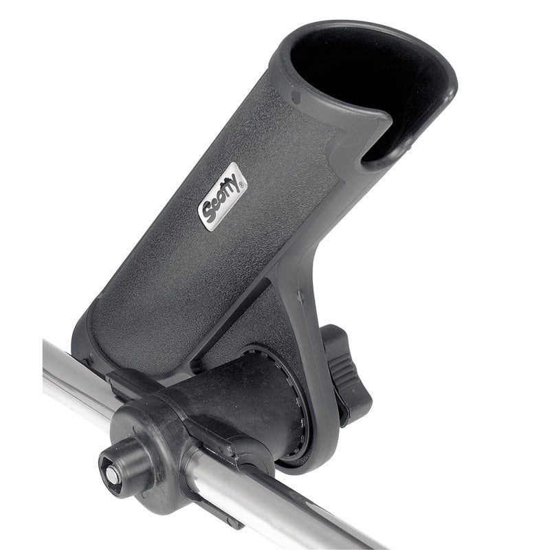 Scotty 355 Rodmaster II downrigger boom rod holder in fibre-reinforced engineering nylon with removable gimbal pin