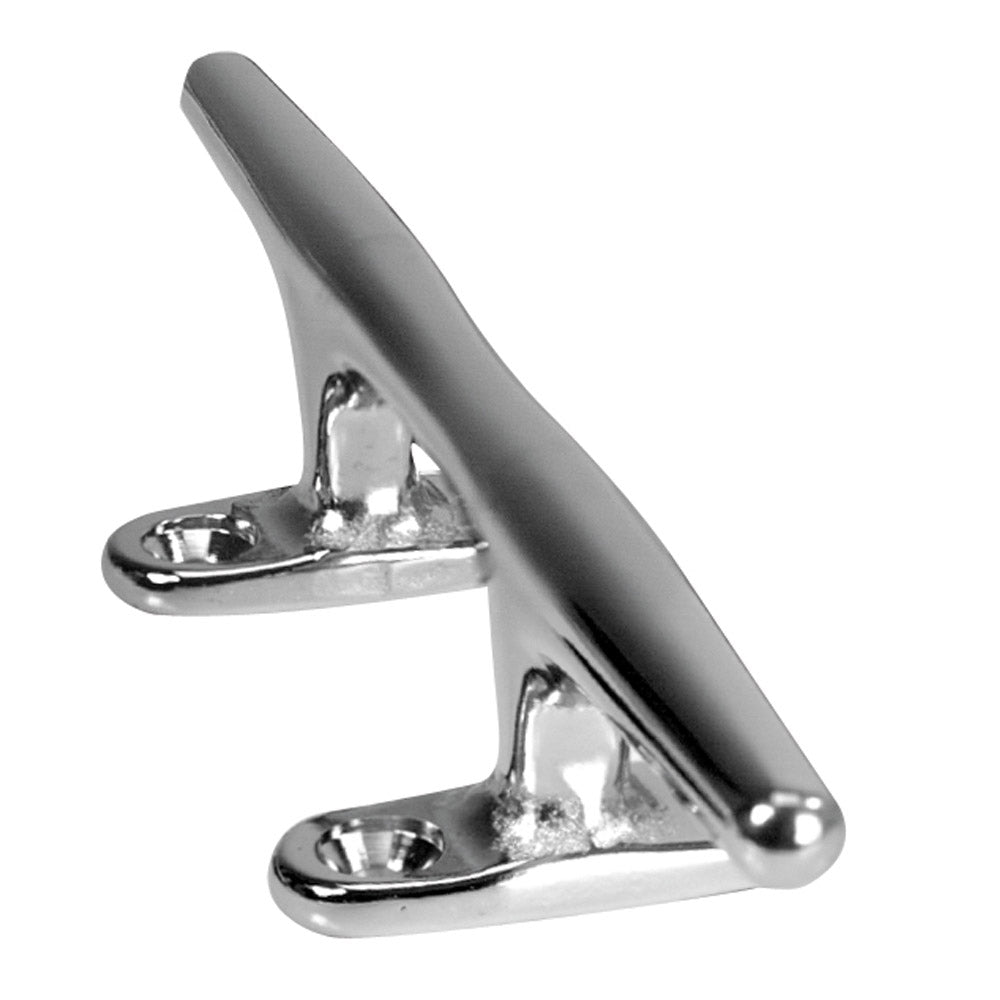 Whitecap 12-inch 316 stainless steel hollow base cleat for boat deck