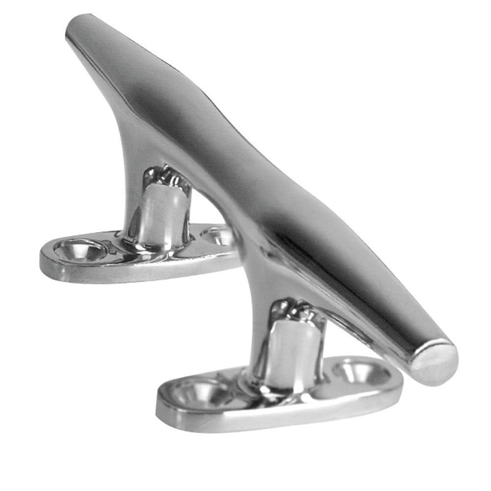 Whitecap 10-inch heavy duty hollow base 316 stainless steel marine cleat