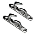 Whitecap 316 stainless steel Skene bow chock pair 4-1/2 inch length 1/2 inch line size