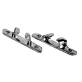 Whitecap 6-inch 316 stainless steel bow chock pair for boat deck hardware