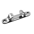 Whitecap 5-inch 316 stainless steel straight chock for 5/8-inch line, sold individually