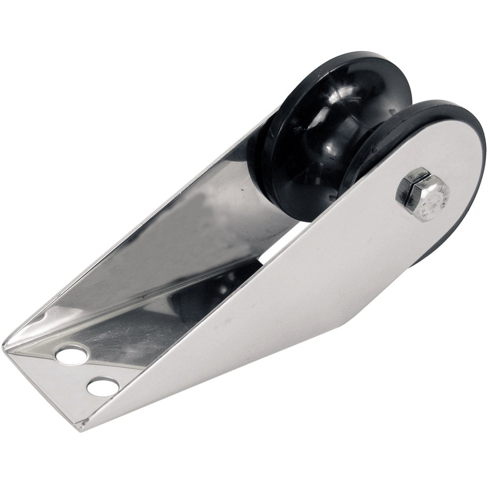Whitecap 304 stainless steel anchor roller 6-1/2 inch long 1-inch line for 20-30 ft boats