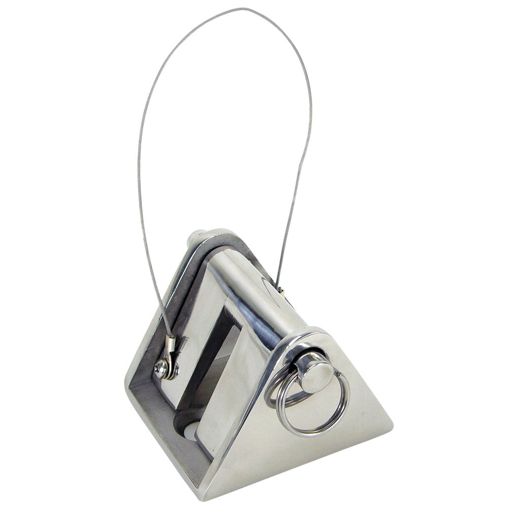 Whitecap 316 stainless steel chain stopper 3-1/8 inch long with 1/2 inch pin