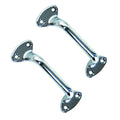 Whitecap 6-inch chrome-plated Zamac stern handle pair, pre-drilled, #10 fasteners