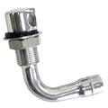 Whitecap round head 90-degree fuel vent for 5/8-inch hose, 9/16-inch hole size