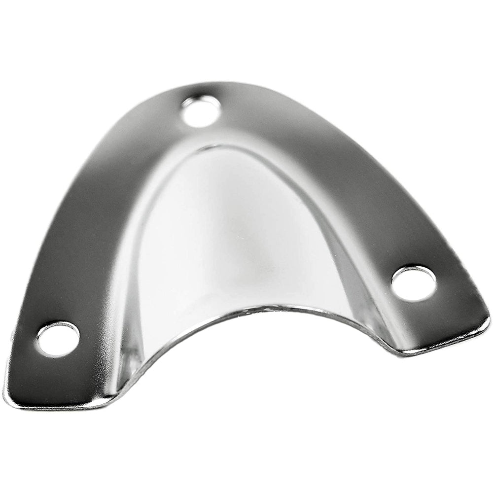 Whitecap 304 stainless clam shell midget vent 1-1/2 x 1-3/4 inch