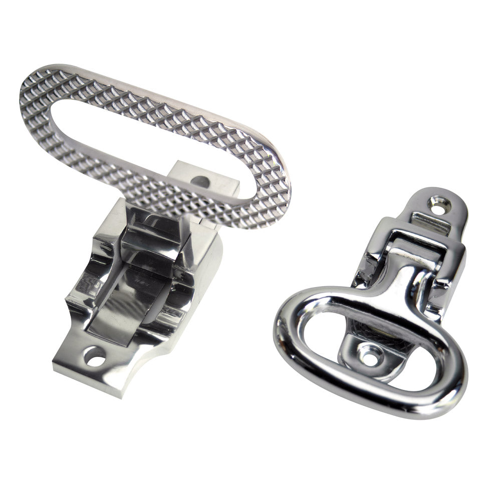Whitecap folding stainless steel boat step, 316 SS, 3-1/4 x 2 inch step size